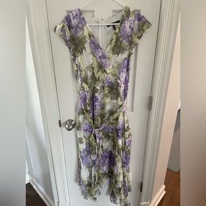 White House Black Market Floral Print Dress
